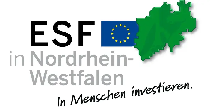 Logo ESF in Nordrhein-Westfalen